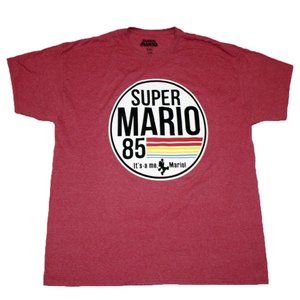 Super Mario 85 It's-A Me Red Heather T-Shirt